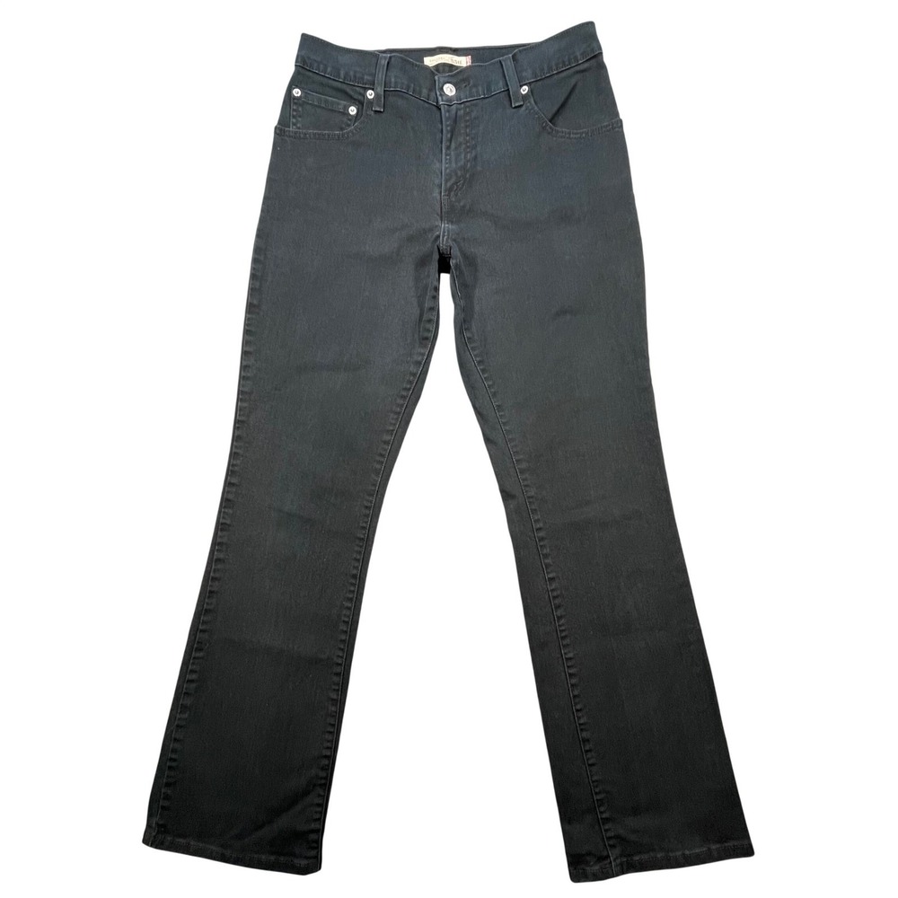 VTG Levi Black 550 Relaxed Boot Cut Denim Jeans Women 8M